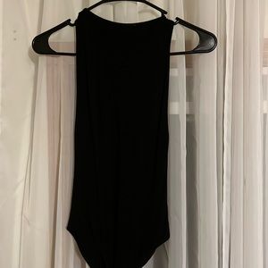 Black bodysuit - size unknown - fits like small